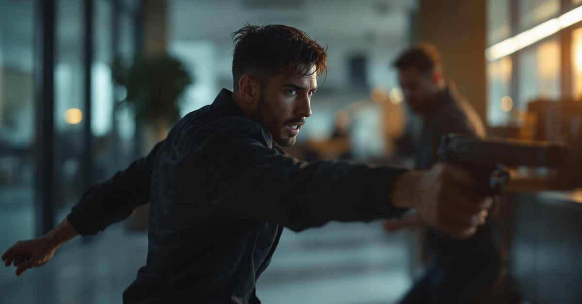 Pratiquant de sport de combat à proximité d'une salle locale, en tenue d'entraînement